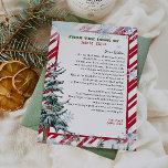 Personlig brev från Jultomten-julen Inbjudningar<br><div class="desc">Personlig brev från Jultomten. Ge ditt barn i år speciellt,  sött brev från Santa. Samling: https://www.zazzle.com/collections/love_christmas_collection-119212194434211063</div>
