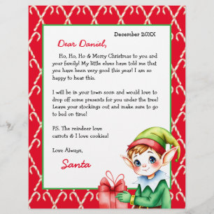 Personlig Brev från Santa for Children