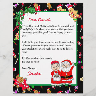 Personlig Brev från Santa for Children