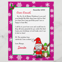 Personlig Brev från Santa for Children