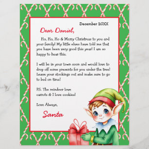 Personlig Brev från Santa for Children