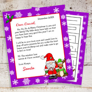 Personlig Brev från Santa for Children