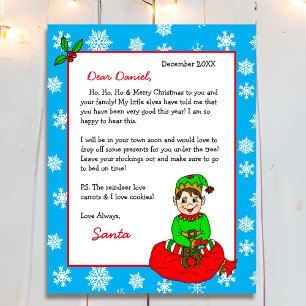 Personlig Brev från Santa for Children