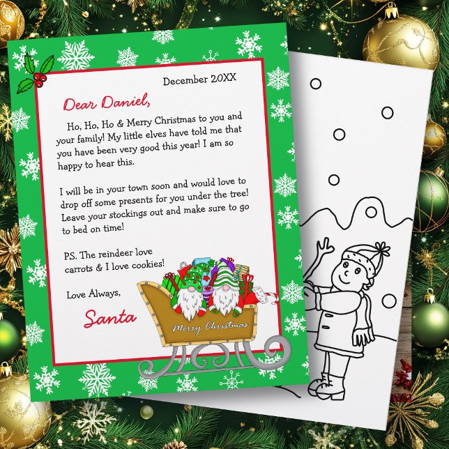 Personlig Brev från Santa for Children (Skapare uppladdad)