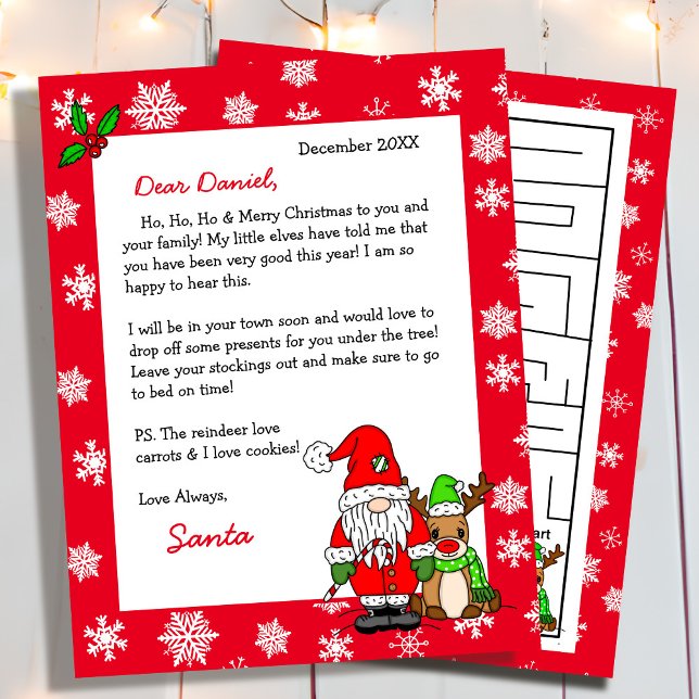 Personlig Brev från Santa for Children (Skapare uppladdad)