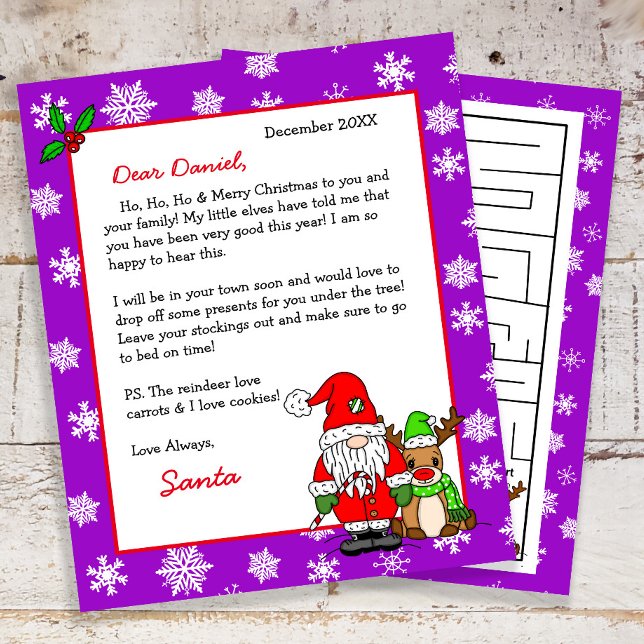 Personlig Brev från Santa for Children (Skapare uppladdad)