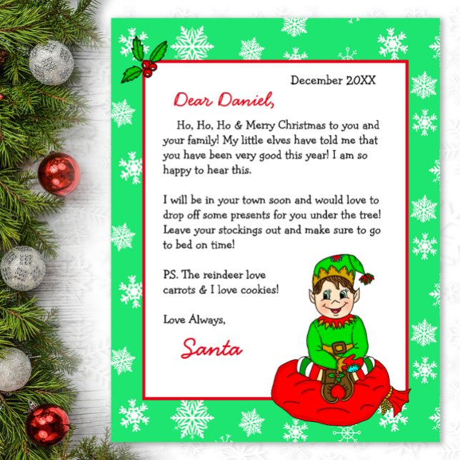 Personlig Brev från Santa for Children (Skapare uppladdad)