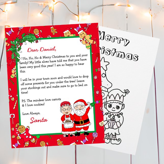 Personlig Brev från Santa for Children (Skapare uppladdad)