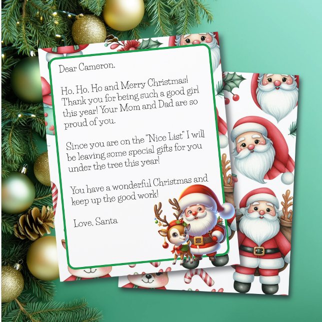 Personlig Brev från Santa for Children (Skapare uppladdad)