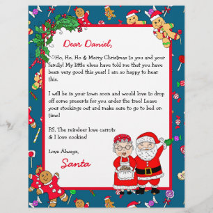 Personlig Brev från Santa for Children