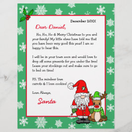 Personlig Brev från Santa for Children