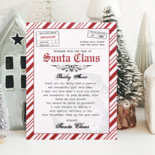 Personlig Brev från Santa Santa