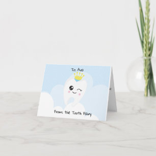 Personlig Brev från Tooth Fairy Kort