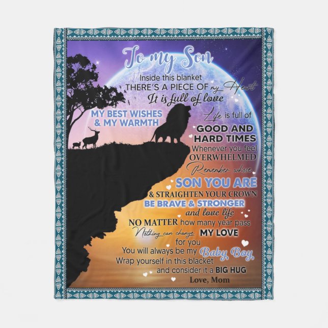 Personlig Brev till min Fantastisk Fleecefilt (Framsidan)