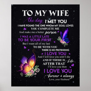 Personlig Brev till min fru, Poster