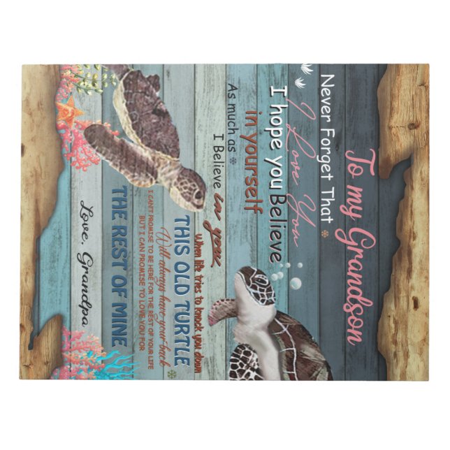 Personlig Brev till min morfar från farfar Anteckningsblock (Framsida)