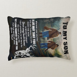 Personlig Brev till min son från Pappa Blanket, Prydnadskudde