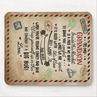 Personlig Brev till min stora son, födelsedagsgåva Musmatta