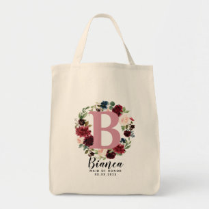 Personlig Brev Winter Bridesmaid Tote Bag Tygkasse
