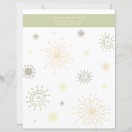 Personlig brevpappermall