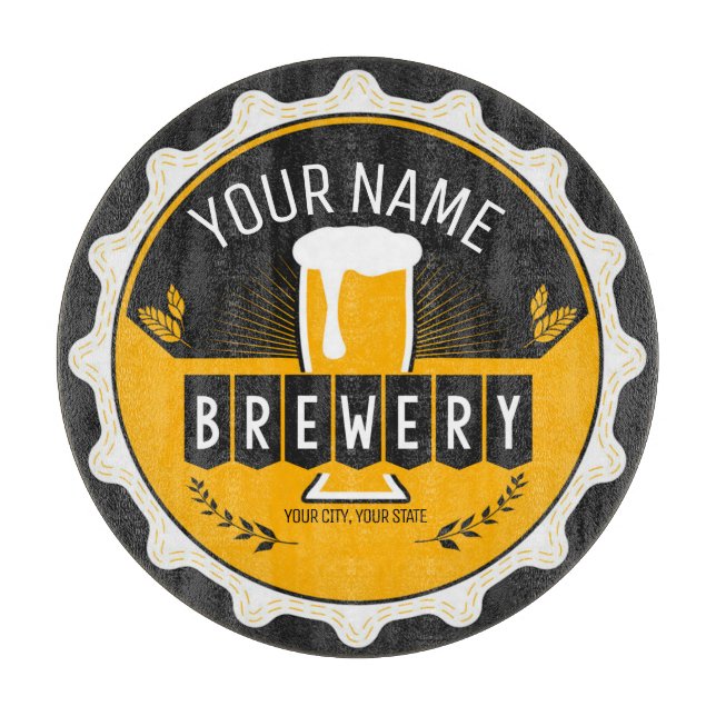 Personlig Brewery Beer Flaska Cap Pub (Framsidan)