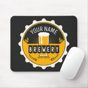 Personlig Brewery Beer Flaska Cap Pub Musmatta