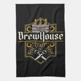 Personlig BrewHouse Best Craft Beer Ale Pub Kökshandduk
