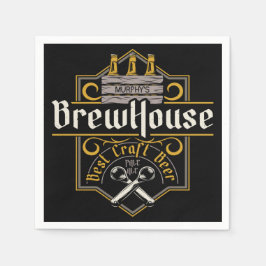 Personlig BrewHouse Best Craft Beer Ale Pub Pappersservett