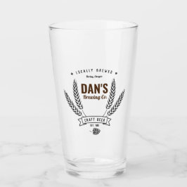 Personlig Brewing Company Beer Glass Glaskopp