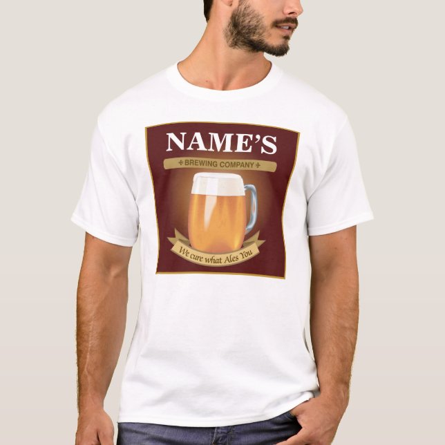 Personlig Brewing Company Tee Shirt (Framsida)