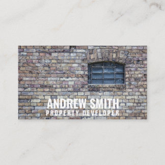 Personlig "Brick Housing" (amerikanskt) Visitkort