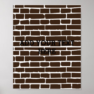 Personlig - brickvägg poster