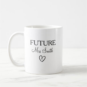 Personlig Bride För att vara mugg, snart för att v Kaffemugg