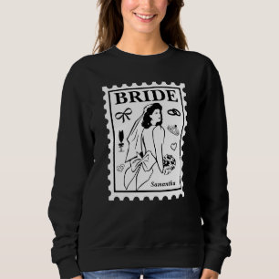 Personlig Bride frimärke T Shirt