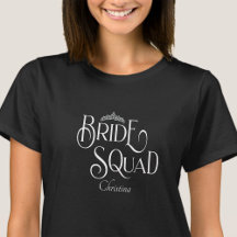 Personlig Bride Squad Bachelorette Hen Party