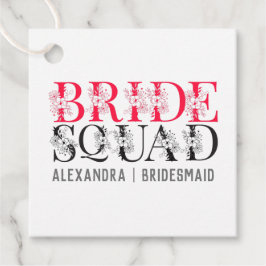Personlig Bride Squad - Elegant Bachelorette Gåvor Etiketter
