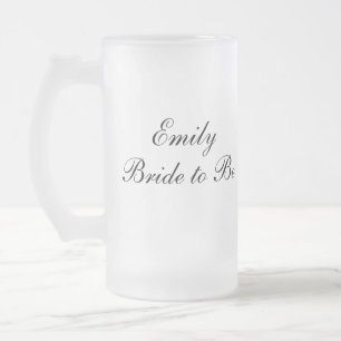 Personlig Bride to be Mugg