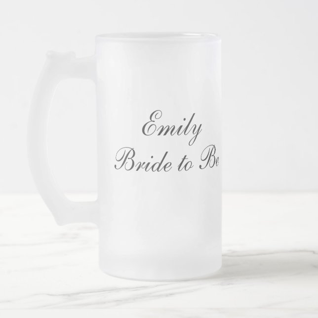 Personlig Bride to be Mugg (Vänster)