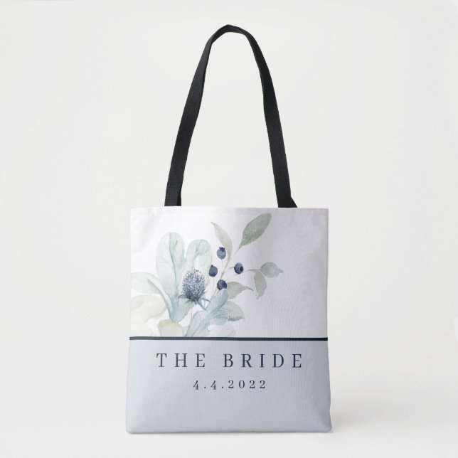 Personlig Bride Tote Tygkasse (Framsida)