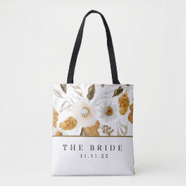 Personlig Bride Tote Tygkasse