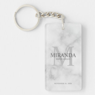 Personlig Bridesmaias Monogram och Namn