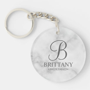 Personlig Bridesmaias Namn och Monogram