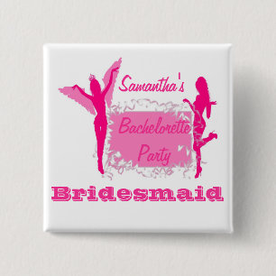Personlig bridesmaid bachelorette Party Knapp