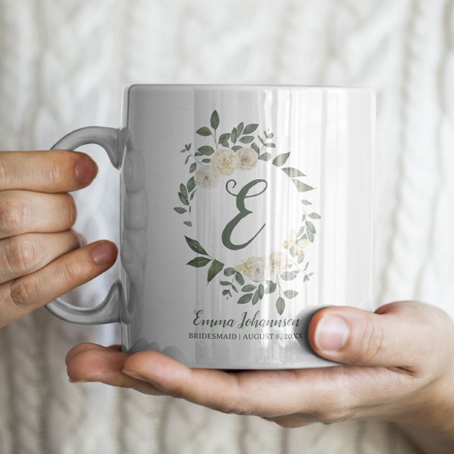 Personlig Bridesmaid Brudens sida Frieri Kaffemugg (Skapare uppladdad)