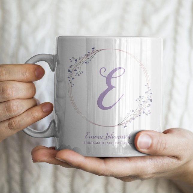Personlig Bridesmaid Brudens sida Frieri Kaffemugg (Skapare uppladdad)