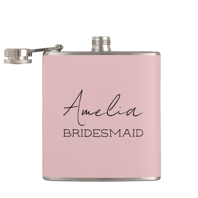  Personlig Bridesmaid Fickplunta (Öppnad)