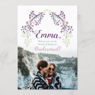 [Personlig] Bridesmaid Frieri Photo Inbjudan