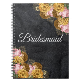 Personlig Bridesmaid Gift Idea Anteckningsbok