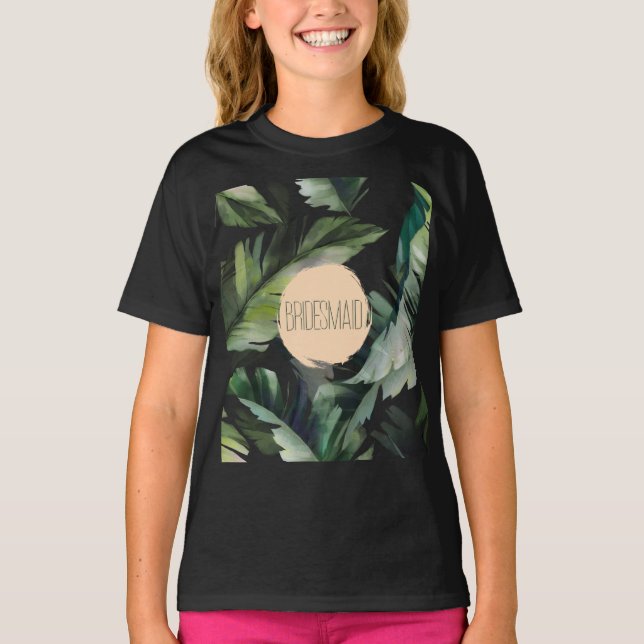Personlig Bridesmaid Gifts, Bachelorette Party T Shirt (Framsida)