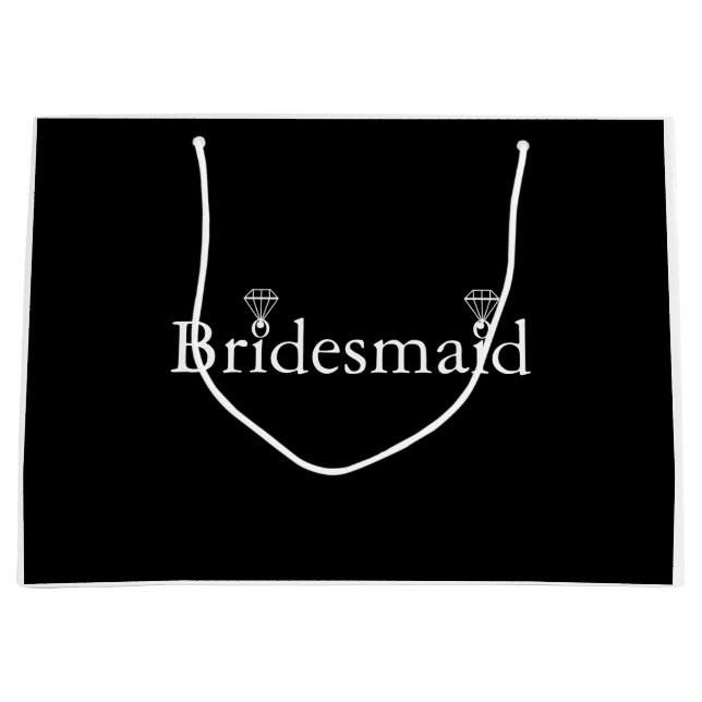 Personlig Bridesmaid Ring (Framsidan)